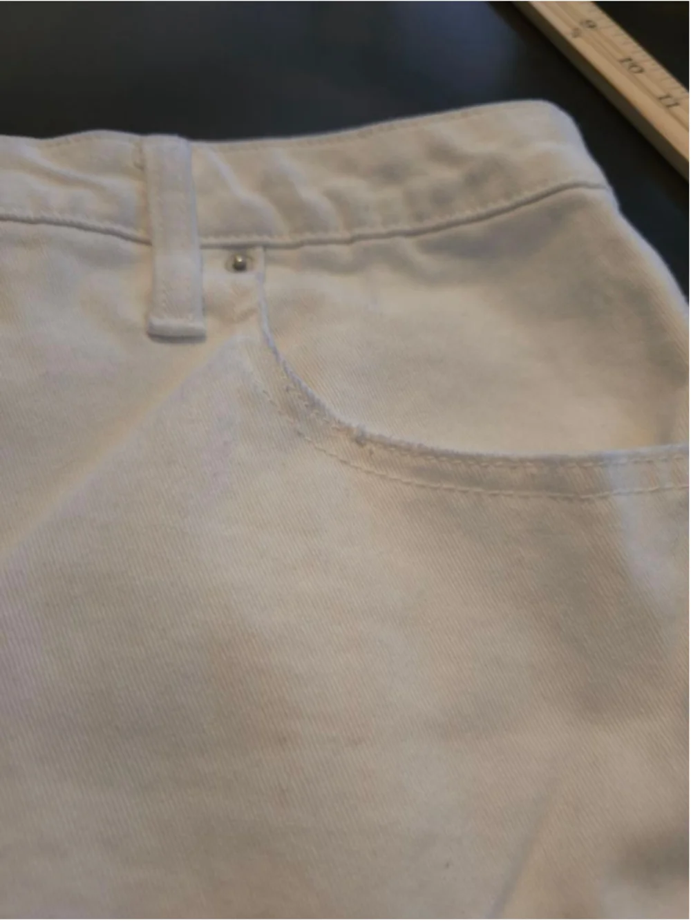 Women's Plus Size White Button Fly Jean Shorts Plus Size 20 Summer Vibes